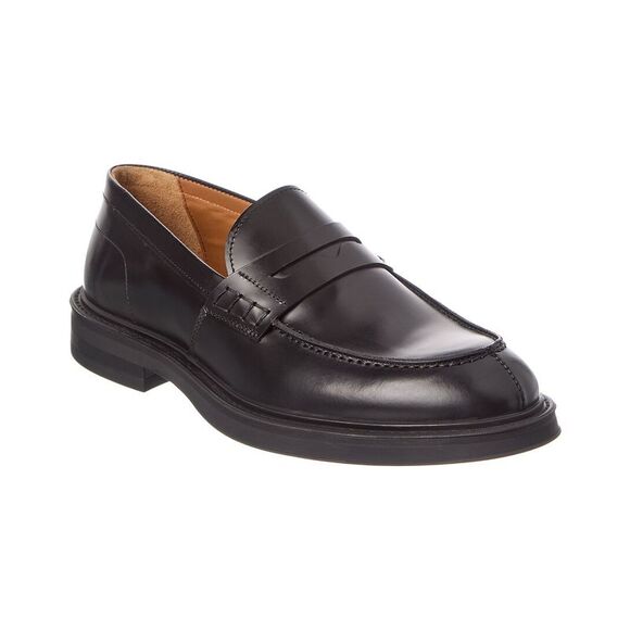 Antonio Maurizi Leather Loafer Black